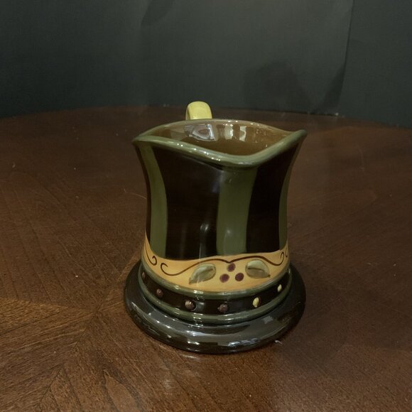 Chocolate Berries Ceramic Coffee Creamer by DEMDACO - Hand-Painted - Picture 2 of 6